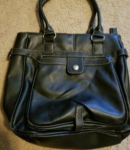 Nine &Co Black leather purse